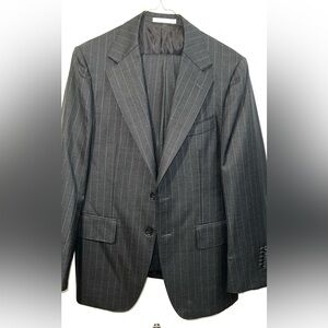 Suitsupply Men's Charcoal Pinstripe Suit